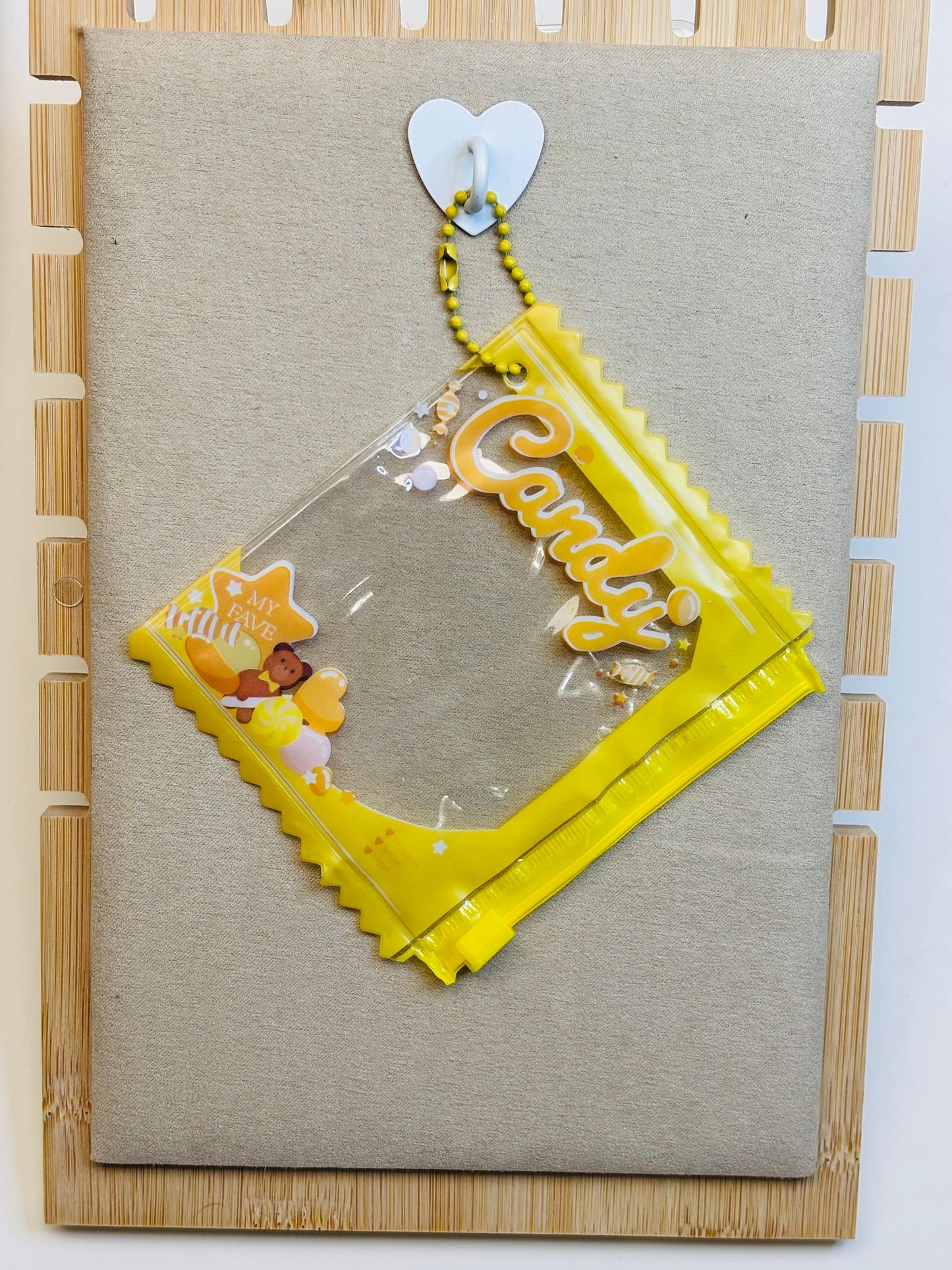 Pochette porte-clé Candy transparente 🍬✨