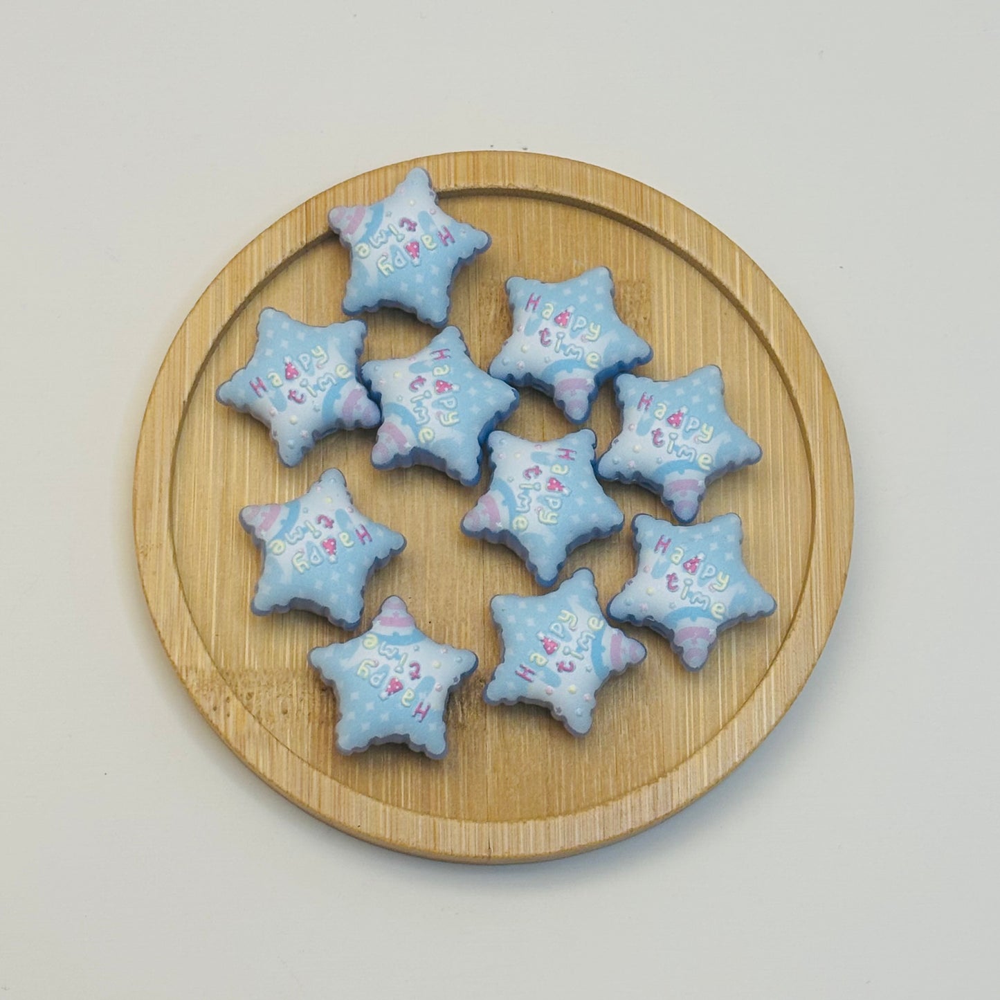 Perles en acrylique - Étoile Bleue ✨