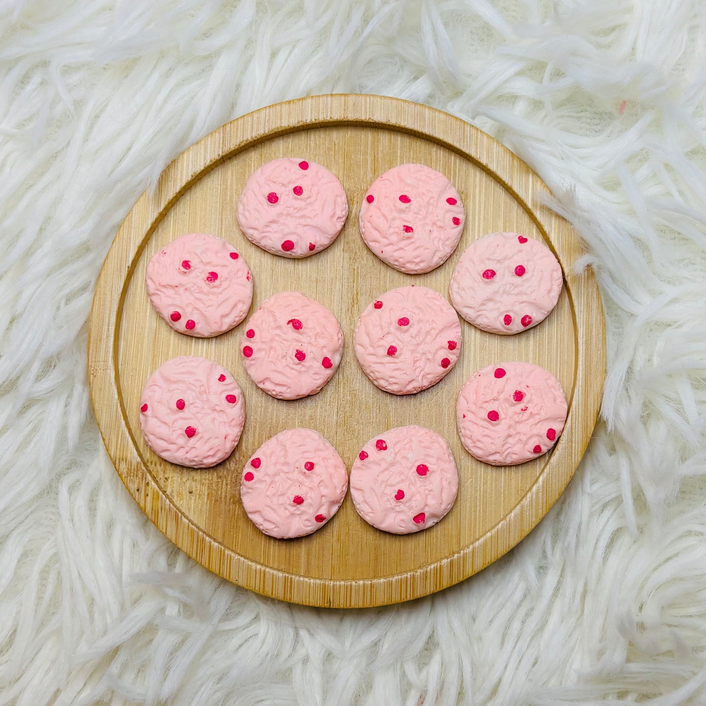Charms en Résine - Cookies Fraise
