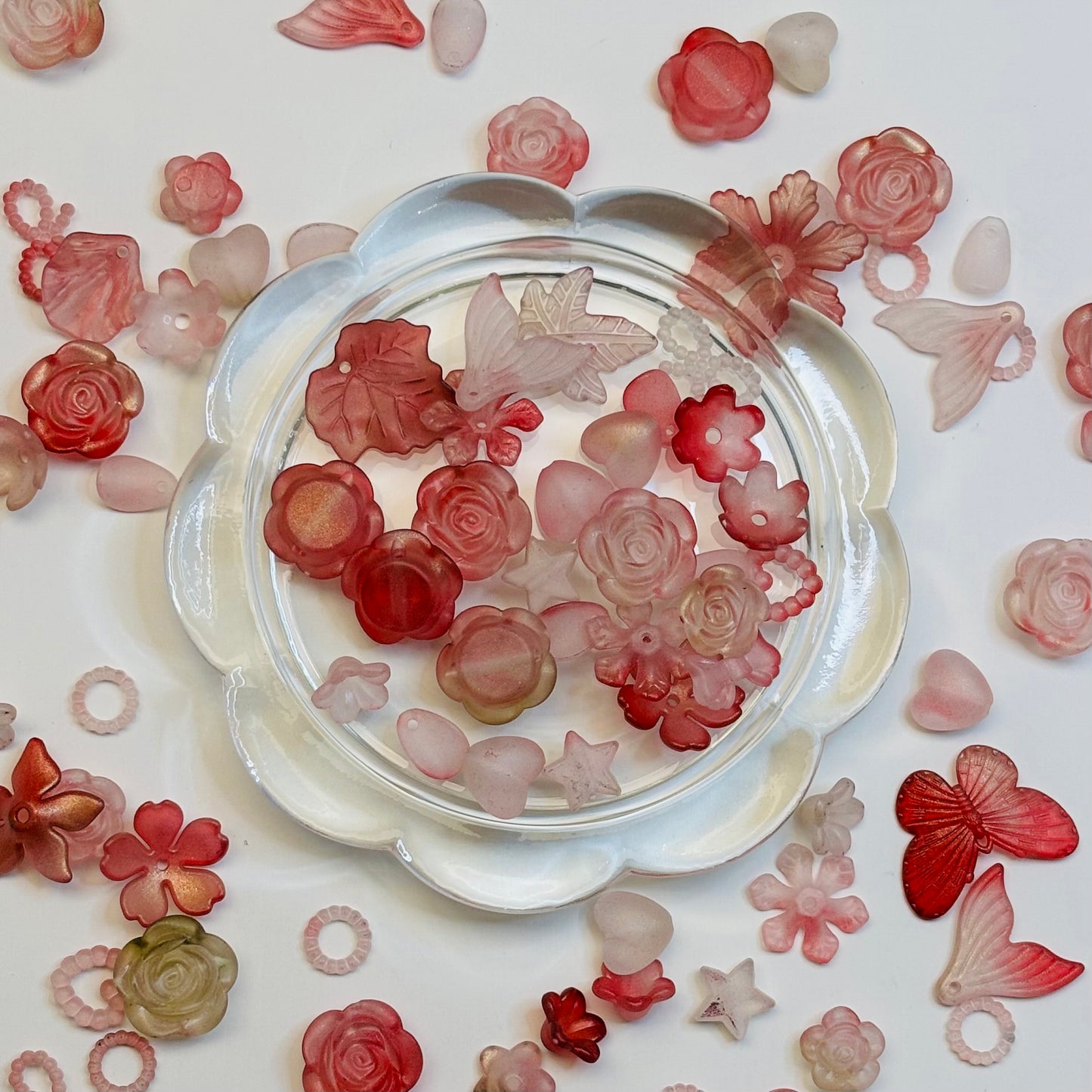 Mix perles & charms acryliques - Assortiment Kawaii 🌸✨