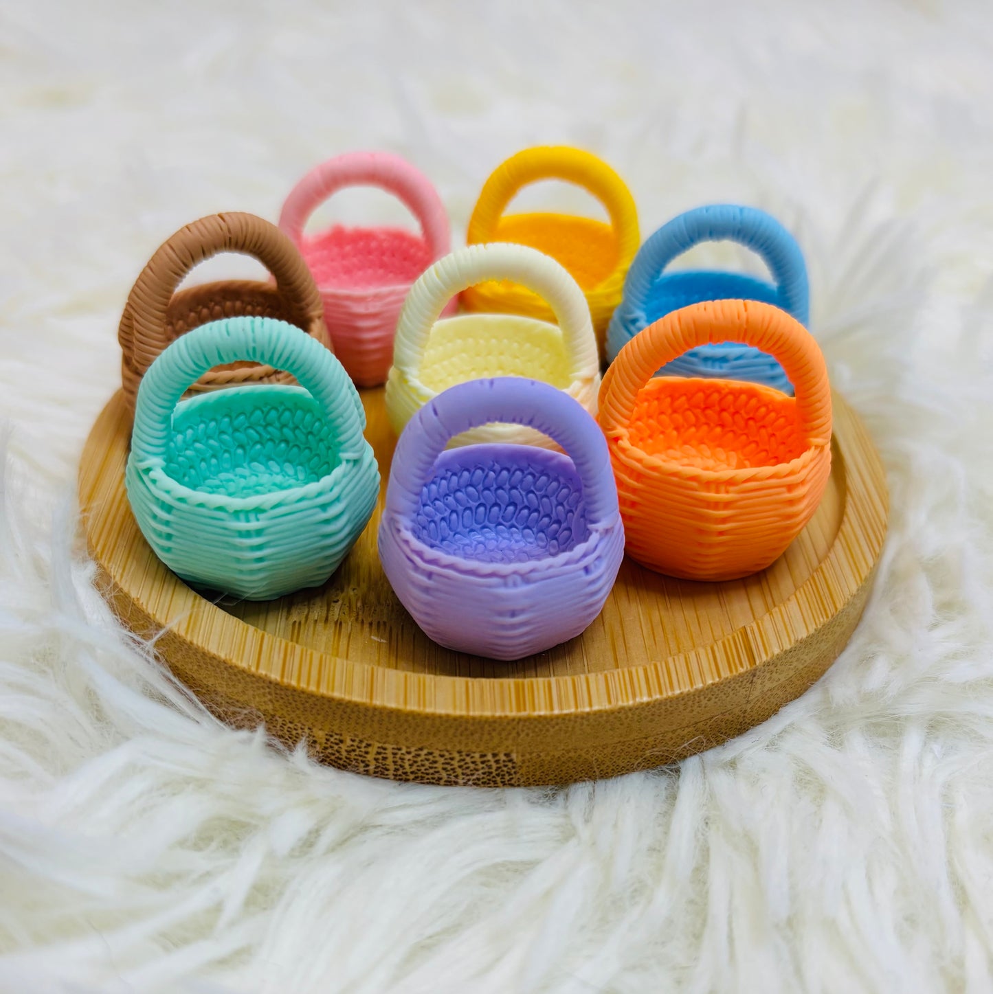 Resin Charms - Colorful Basket