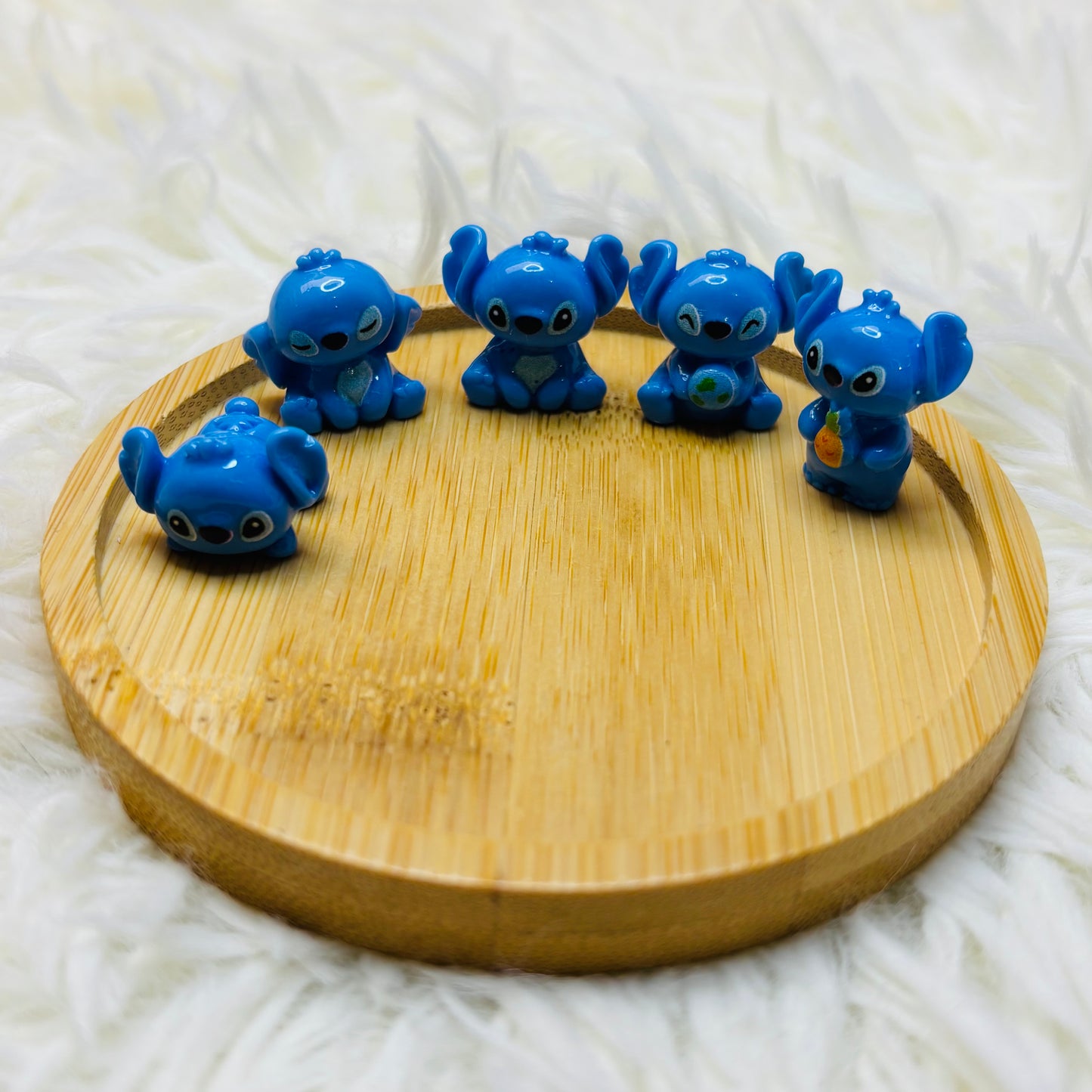 Charms en Résine - Petit Alien Bleu