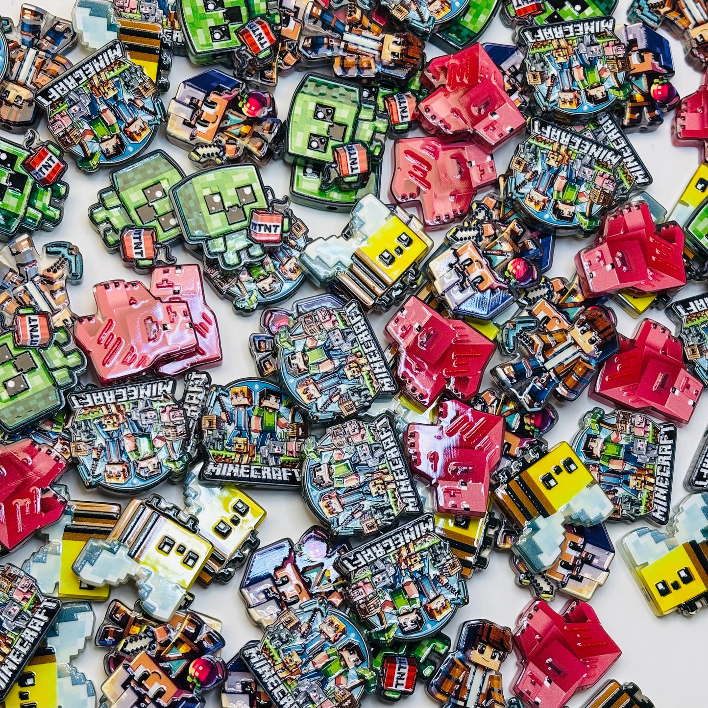 Perles en acrylique - Univers Pixel Game 🎮✨
