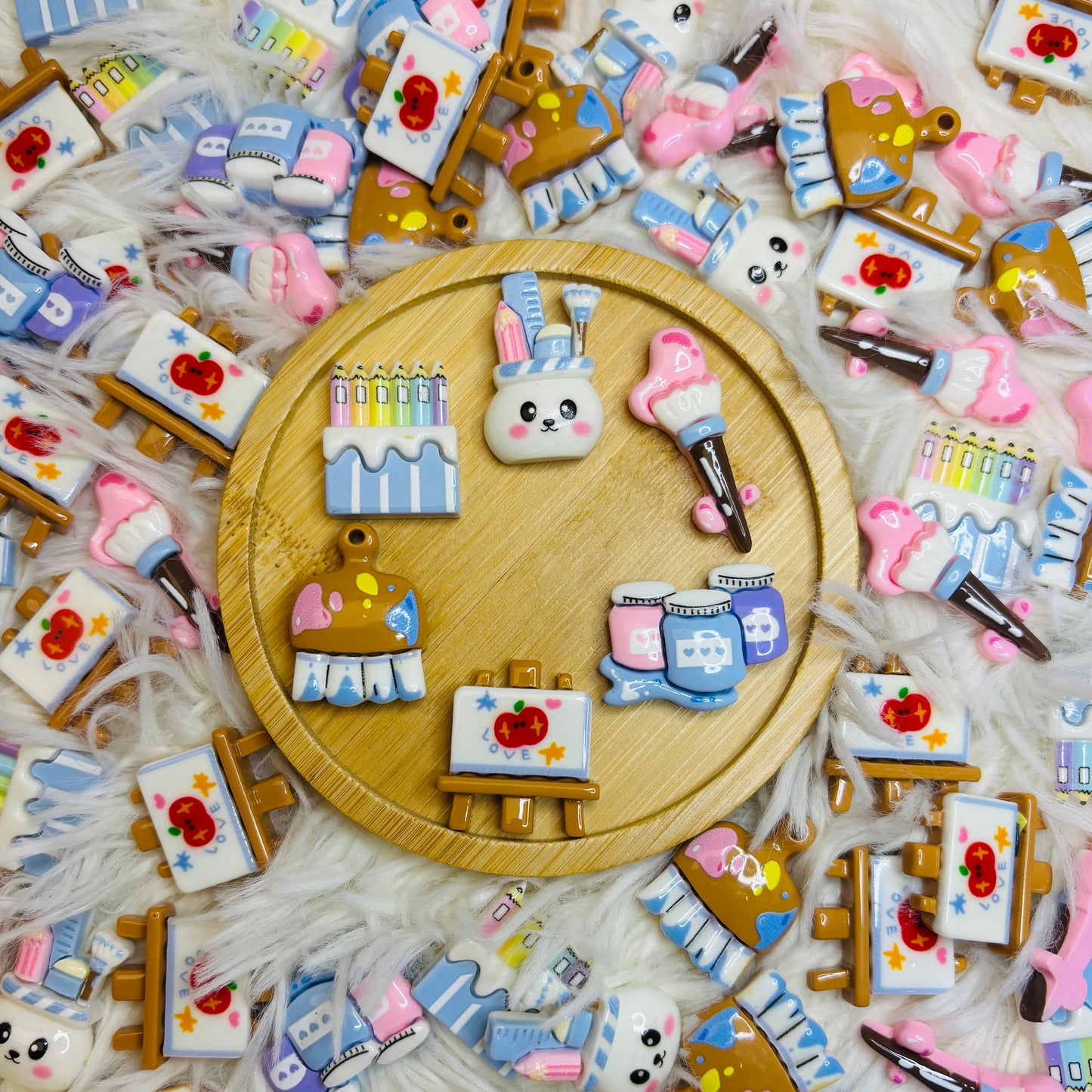 Charms en Résine - Kawaii Back to School