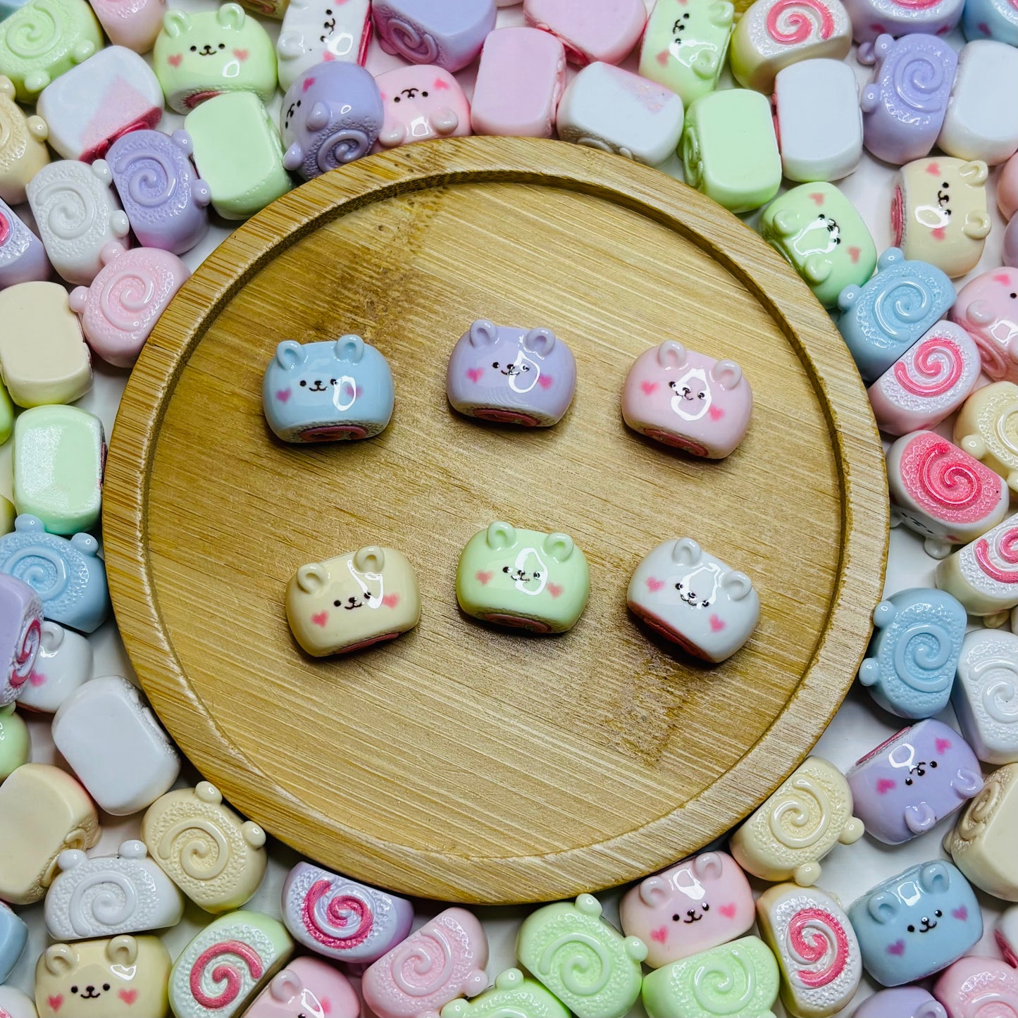 Charms en Résine - Cute rollcake