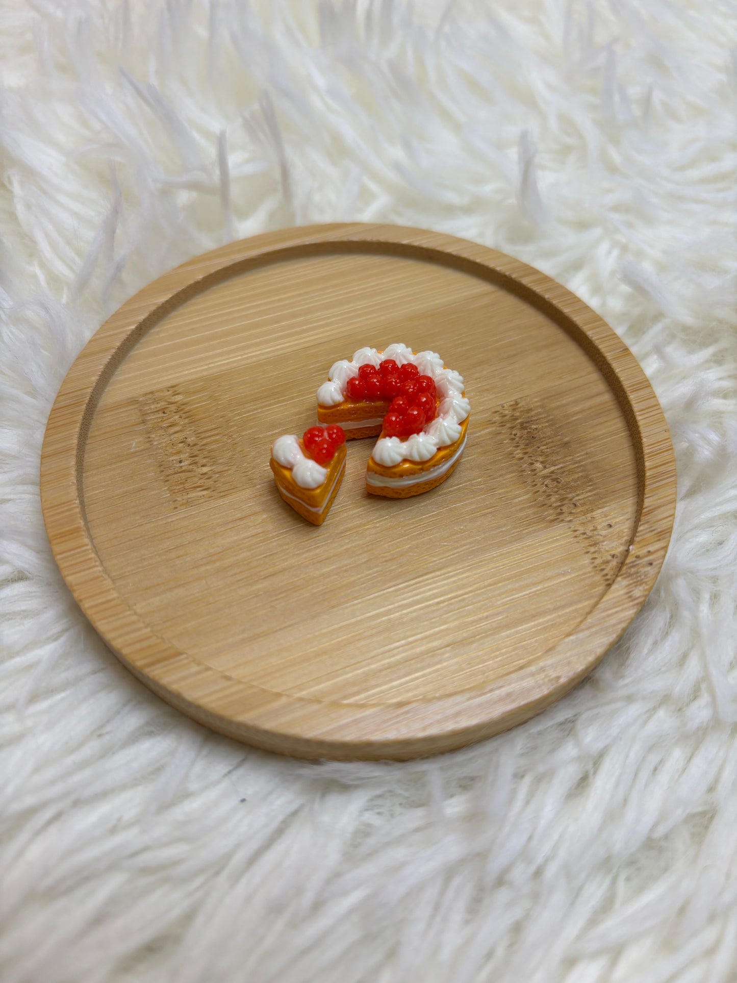 Resin Miniature - Fraisier Cake 🍰 (Sold Individually)