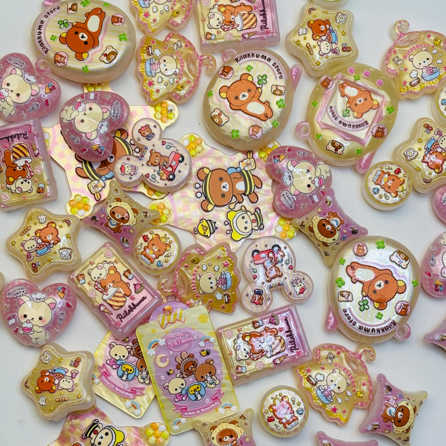Perles en acrylique - Perles Kawaii 3 variantes