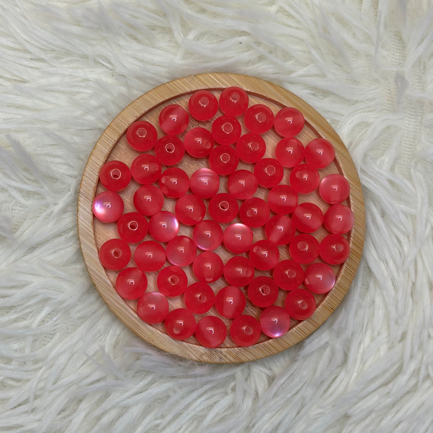 Cat Eye Beads - 10mm (Pack of 50 beads)