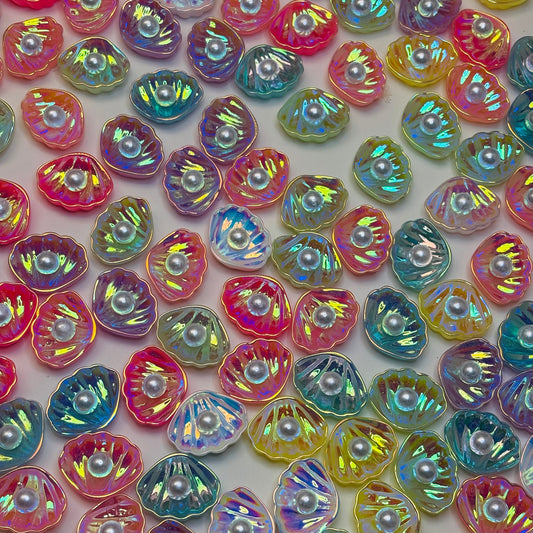 Charms Coquillage Nacré Irisé 🐚✨
