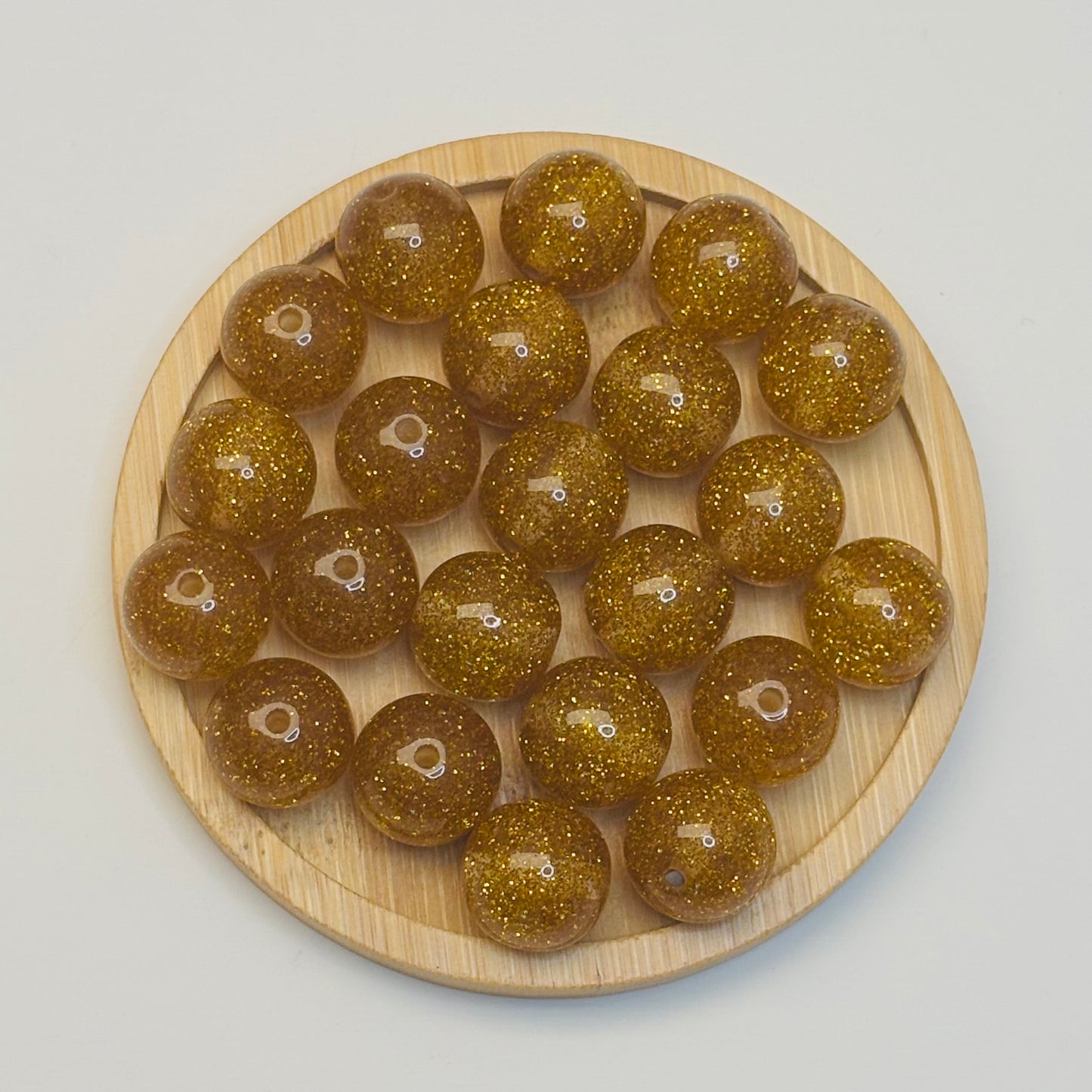 Perles en résine - Galaxie - 16mm (lot de 10 perles)