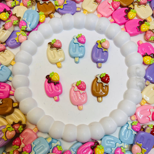 Charms en résine - Bâtonnais de glace (par 5, 10 ou 20)