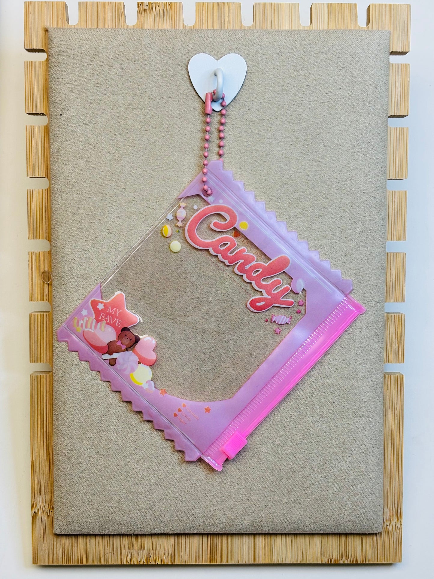 Pochette porte-clé Candy transparente 🍬✨