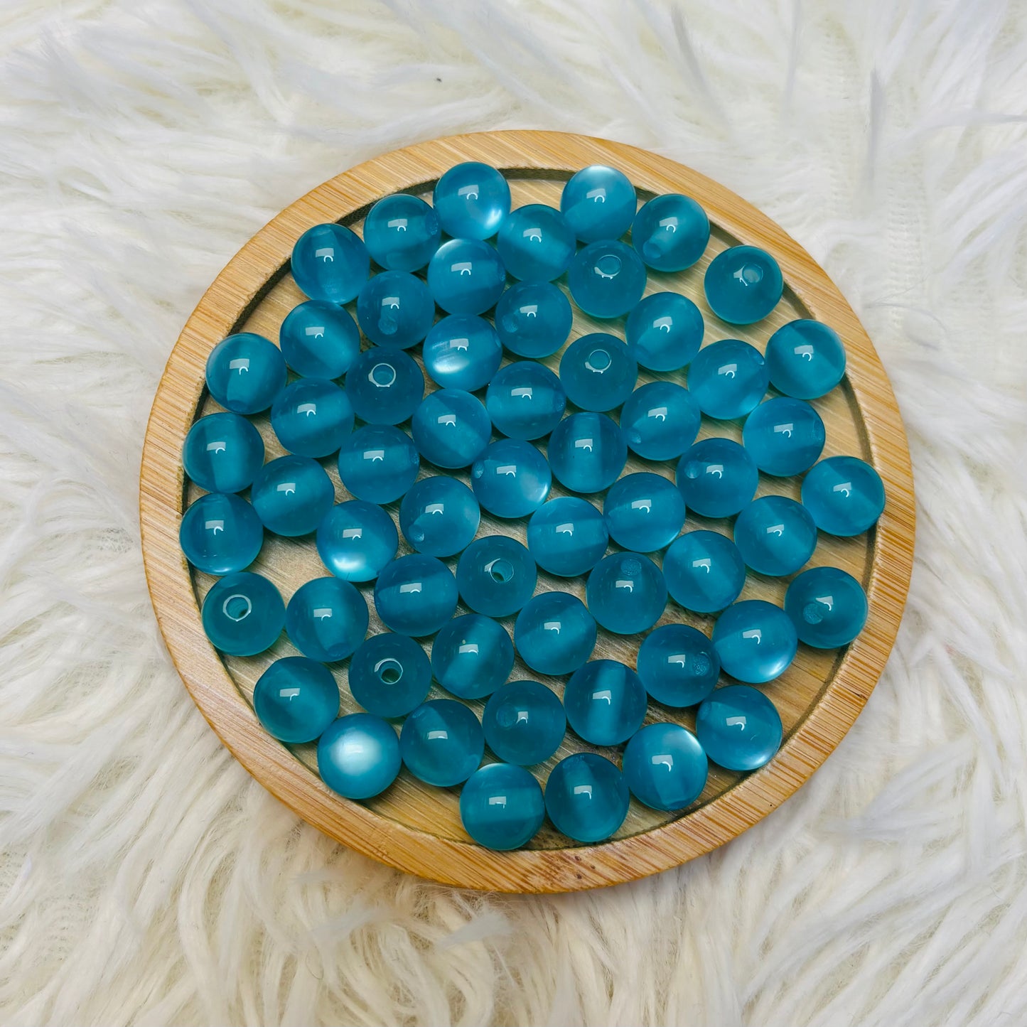 Cat Eye Beads - 10mm (Pack of 50 beads)