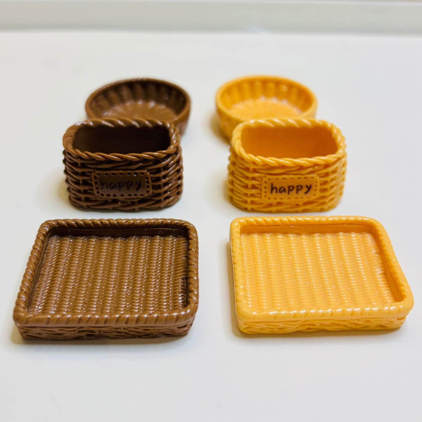 Miniature en résine - Panier (Vendu à l’unité) 🌸