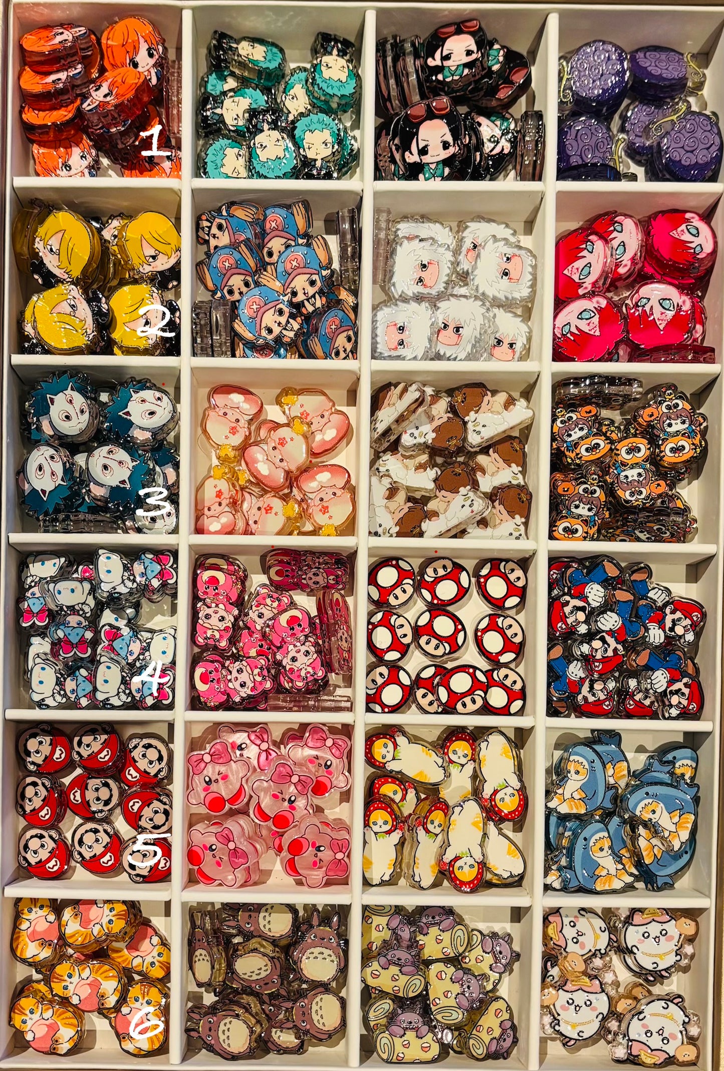 Cartoon Beads Acrylic
