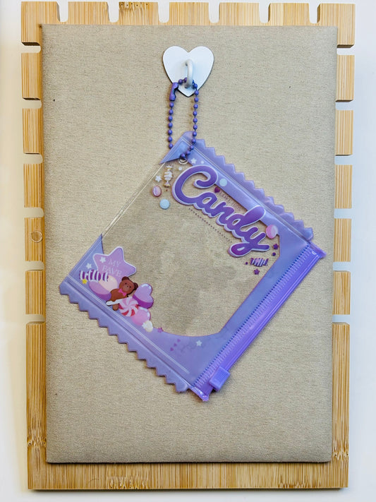 Pochette porte-clé Candy transparente 🍬✨