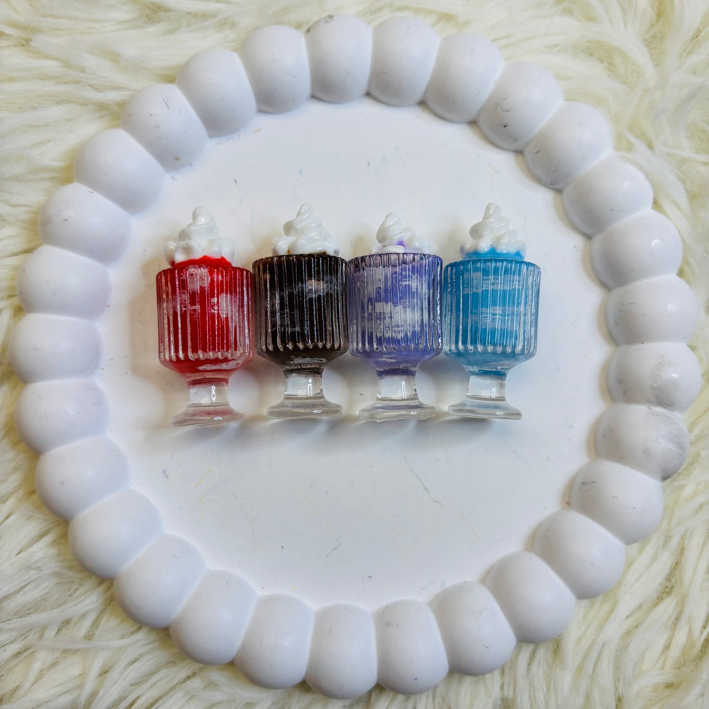 Miniature en résine - 3D Milk Shake (Vendu à l’unité) 🌸