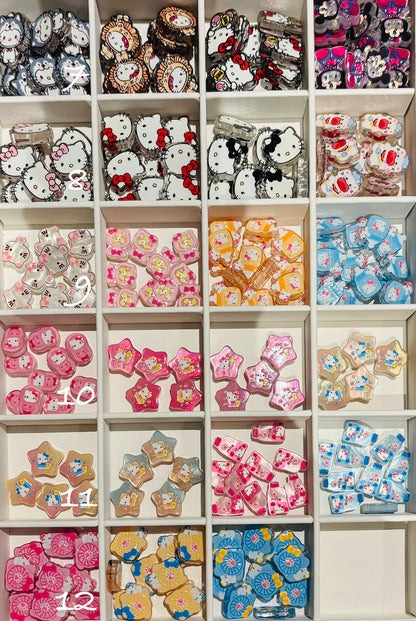 Cartoon Beads Acrylic