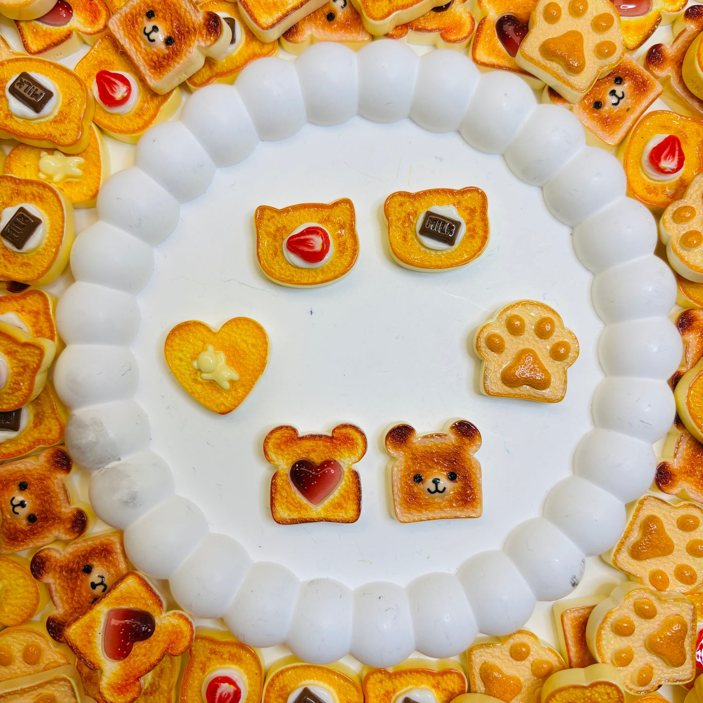 Resin Charms - Toasts