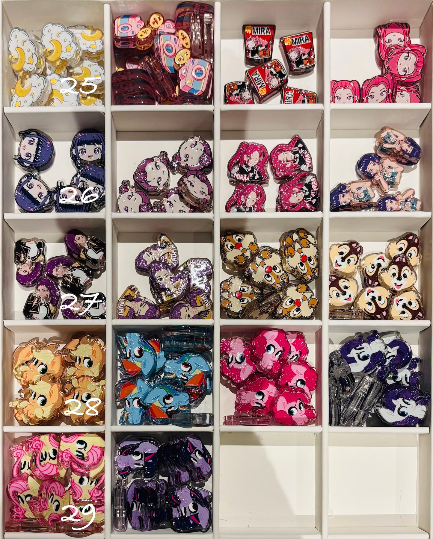 Cartoon Beads Acrylic