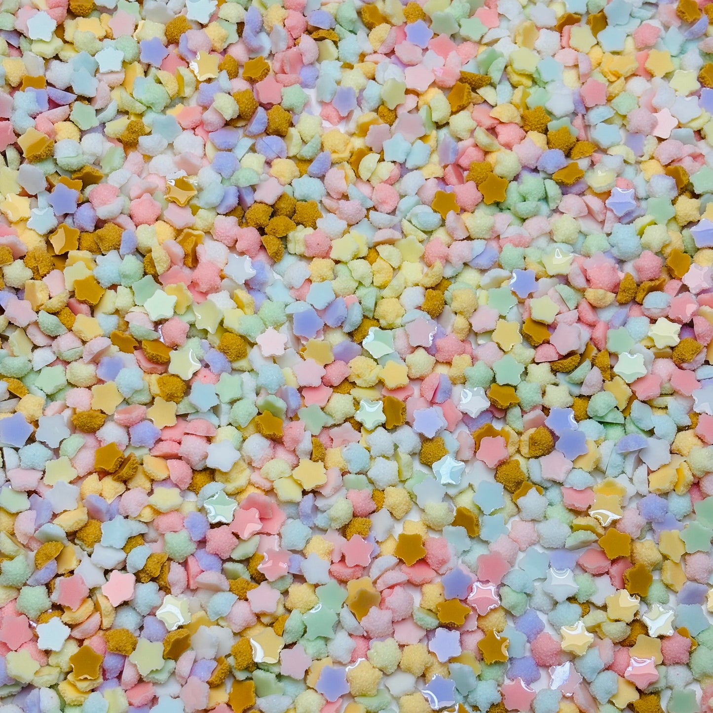 Nail charms - Mix pastel étoiles effet sucre 🍬✨