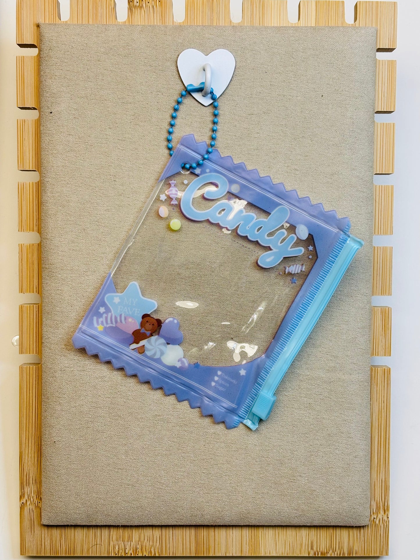 Pochette porte-clé Candy transparente 🍬✨