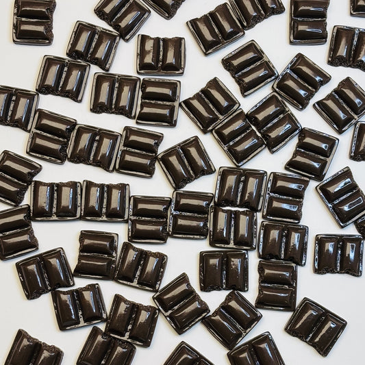Charms en résine - Carrés de Chocolat 🍫✨