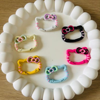 Petit anneau peinte HK (vendu par 5)