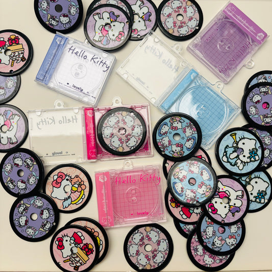 Mini CD Kawaii (vendu 1 Mini Boîte CD + 2 CD)