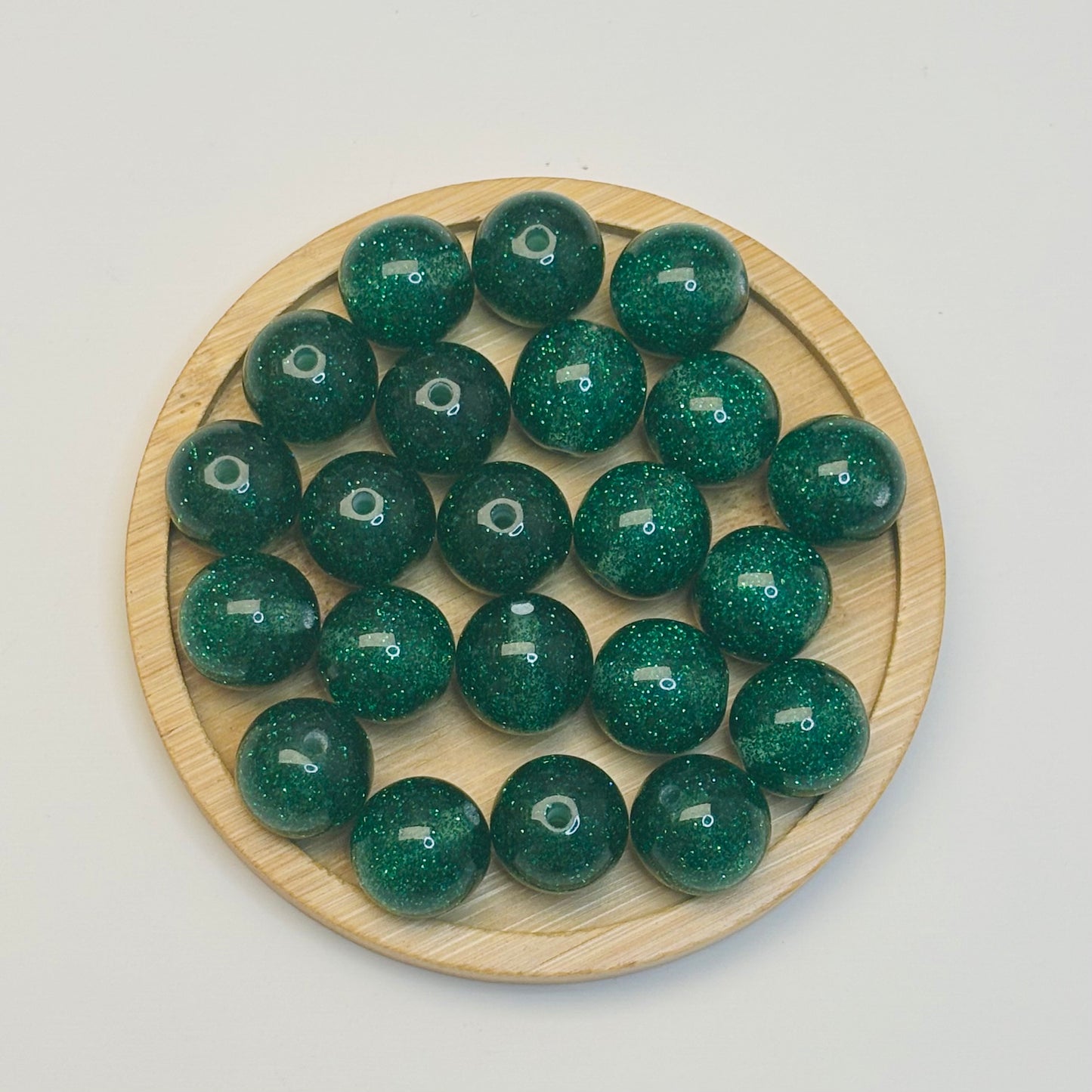 Perles en résine - Galaxie - 16mm (lot de 10 perles)