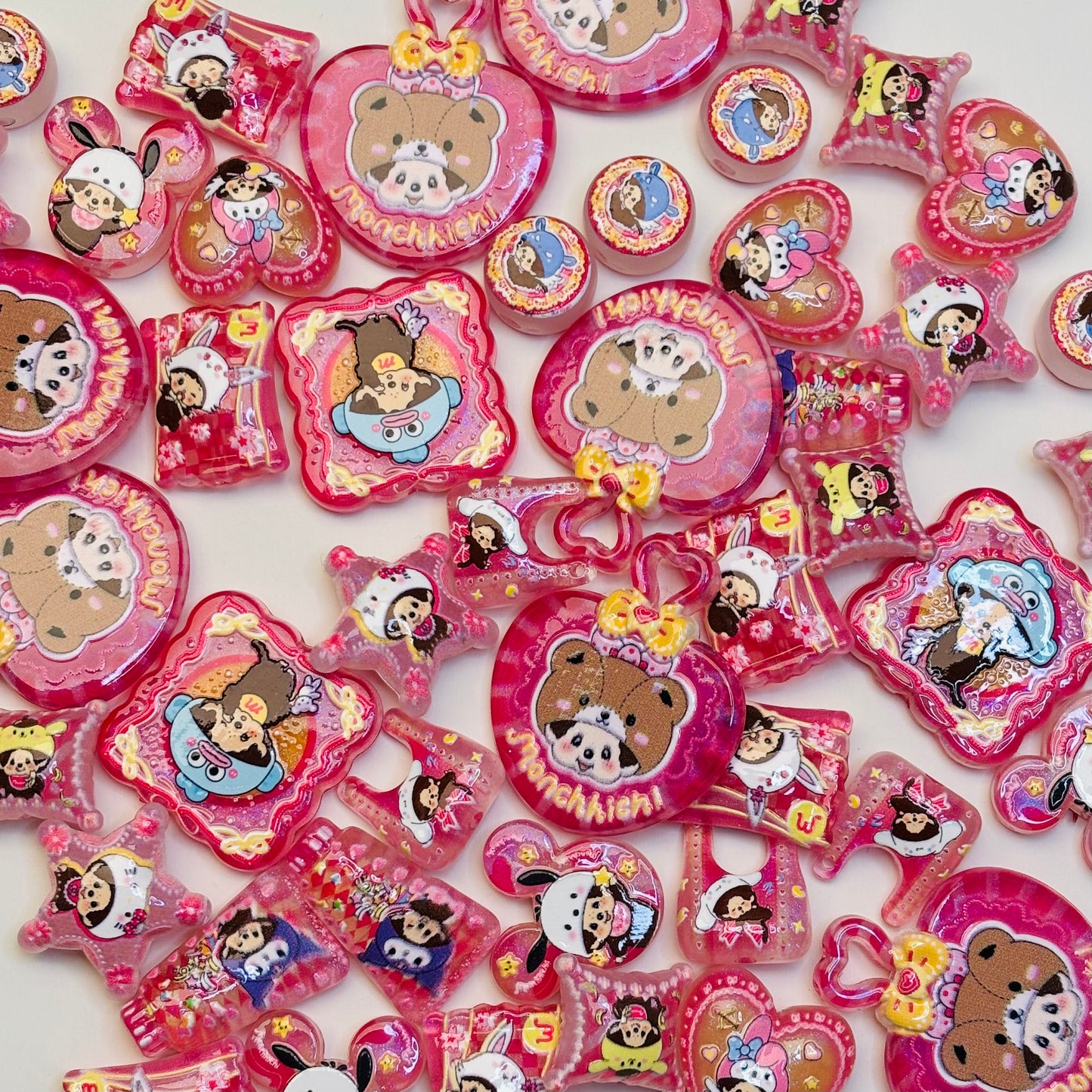 Perles en acrylique - Perles Kawaii 3 variantes