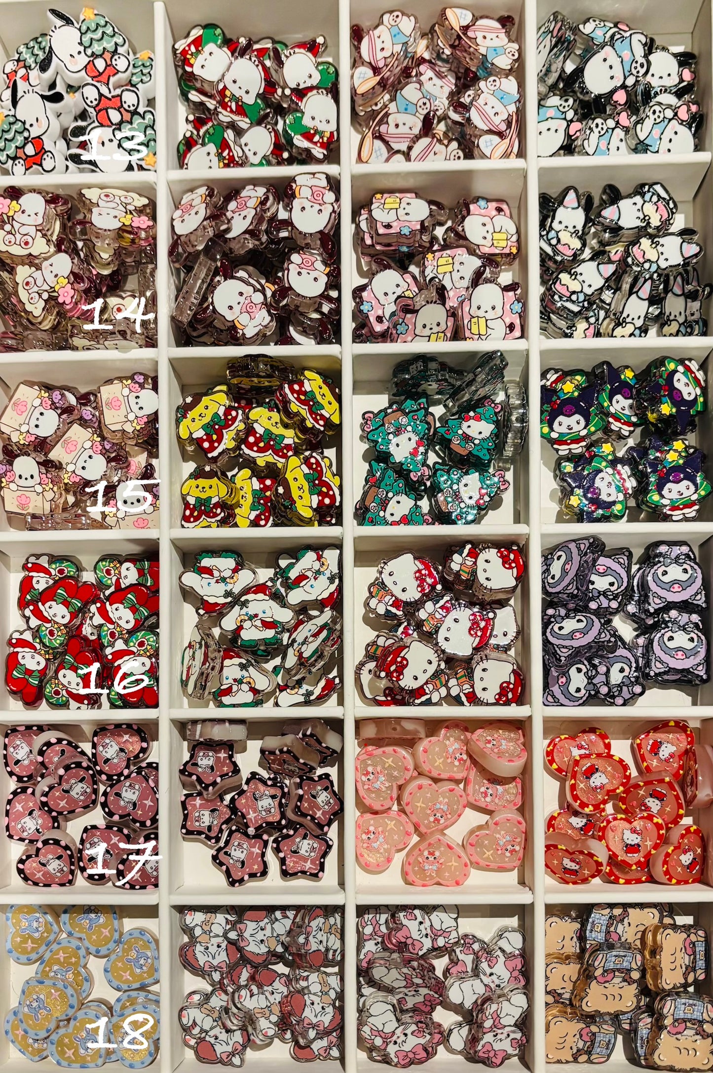 Cartoon Beads Acrylic