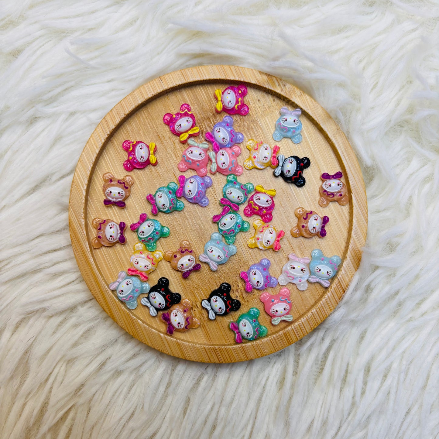 Nail charms - Kitty face kawaii