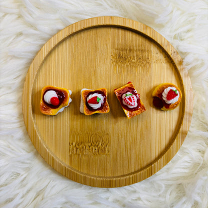 Charms en résine - Pâtisseries V2 (par 5, 10 ou 20) 🌸