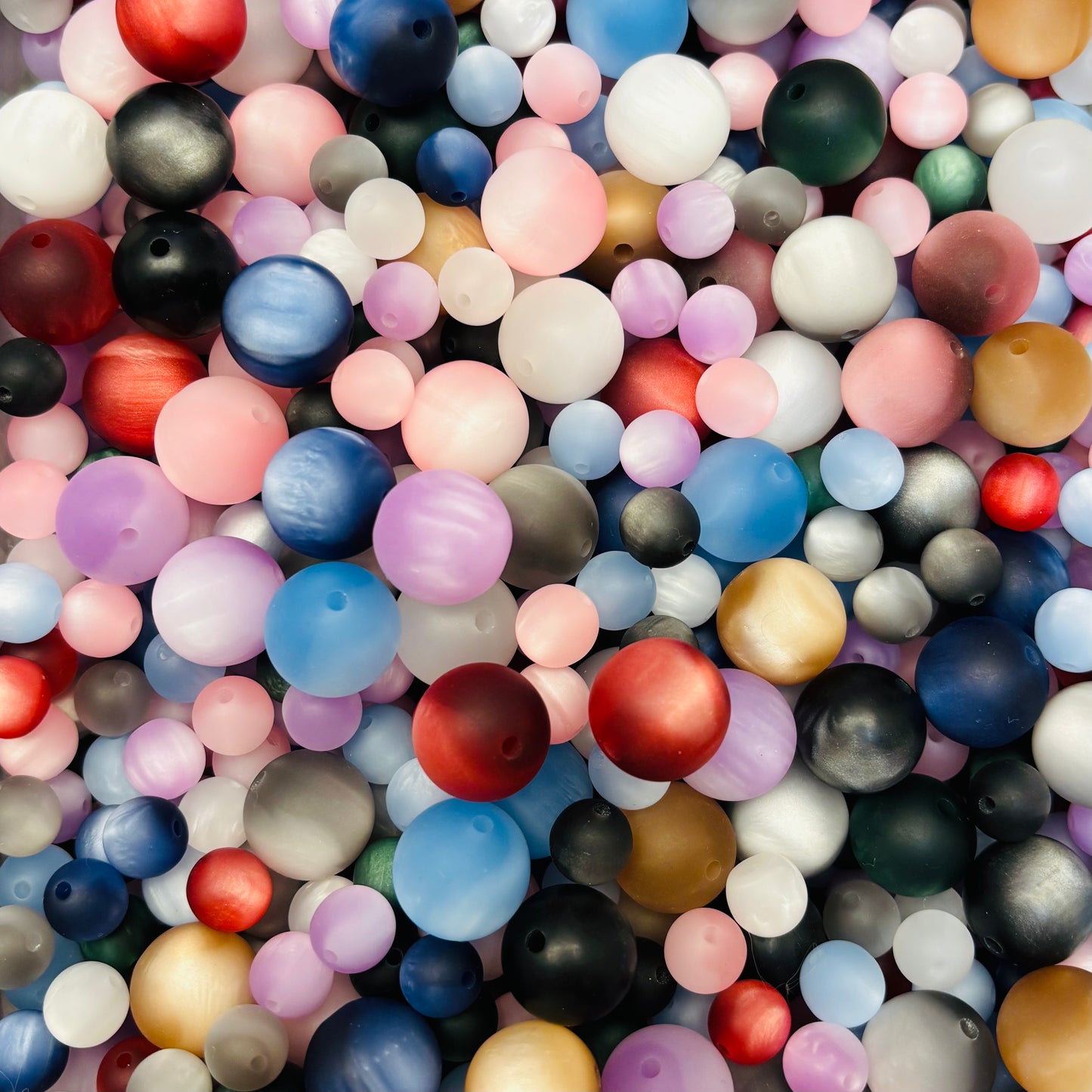 Mix perles en résine - Cat Eyes Matte