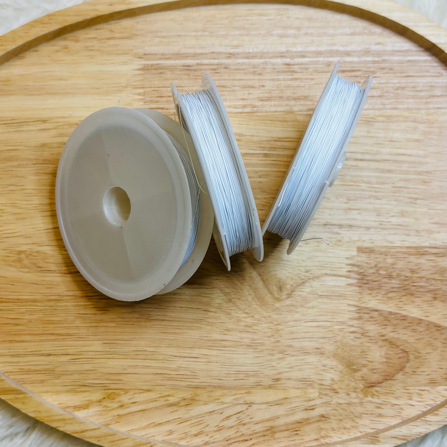 Fil câblé - Blanc (0,38 mm)