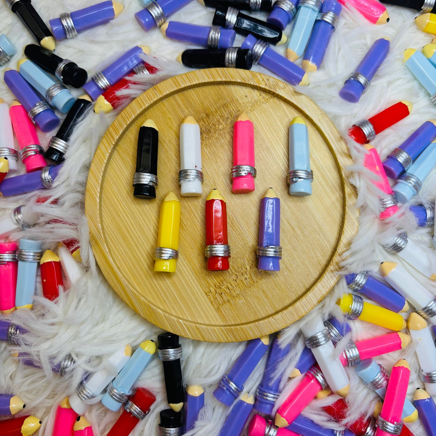 Charms en Résine - Crayon coloré ✏️