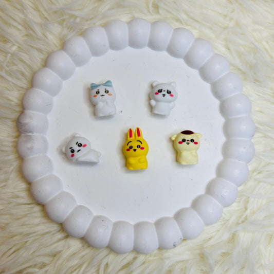 Charms en résine - 3D Chiikawa (par 5 ou 10) 🌸