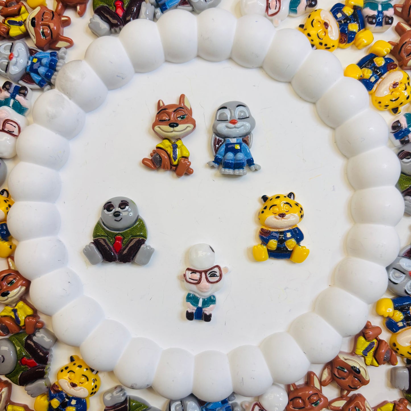 Charms en résine - Zootopia (par 5, 10 ou 20) 🌸