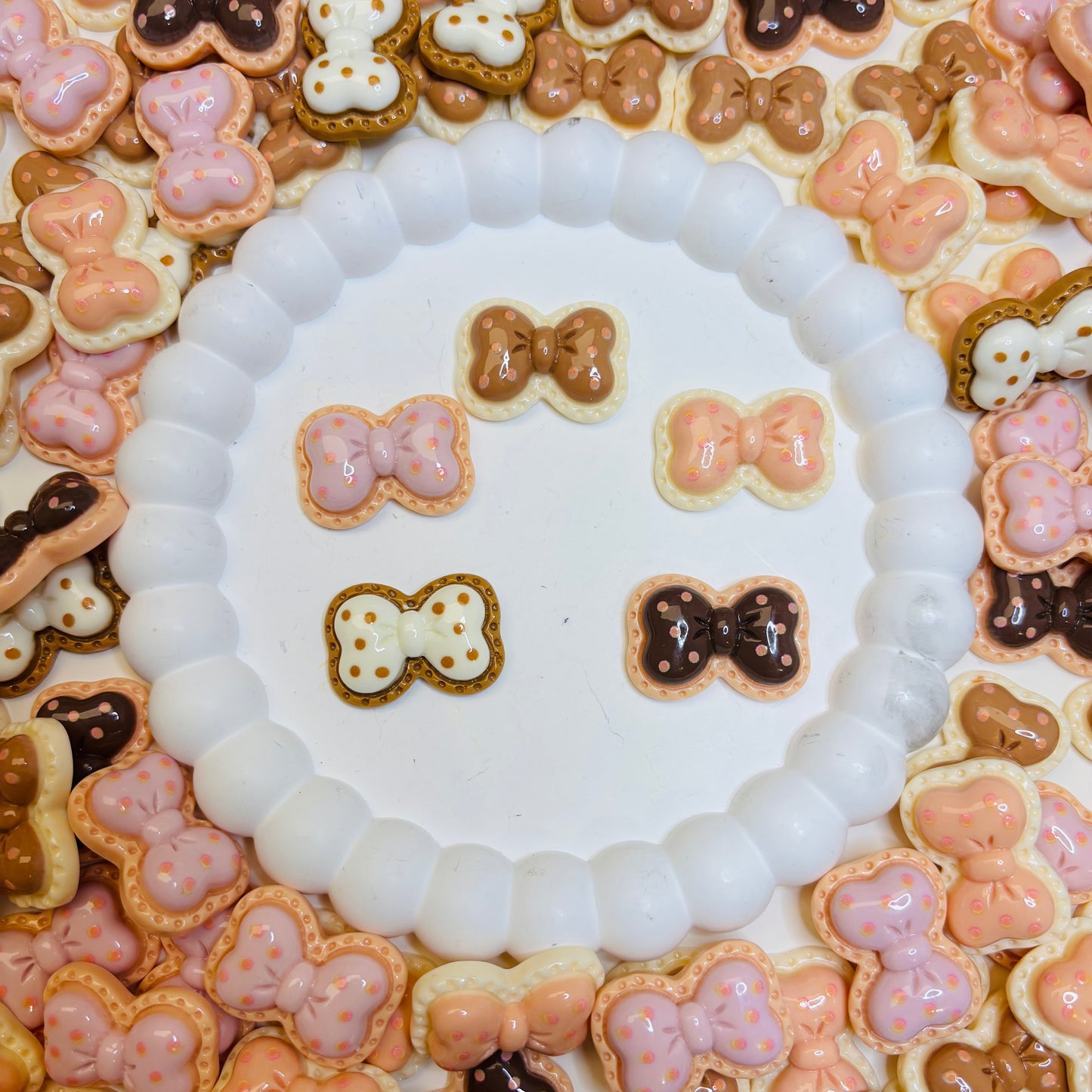 Charms en résine - Cuties Bows (par 5, 10 ou 20) 🌸