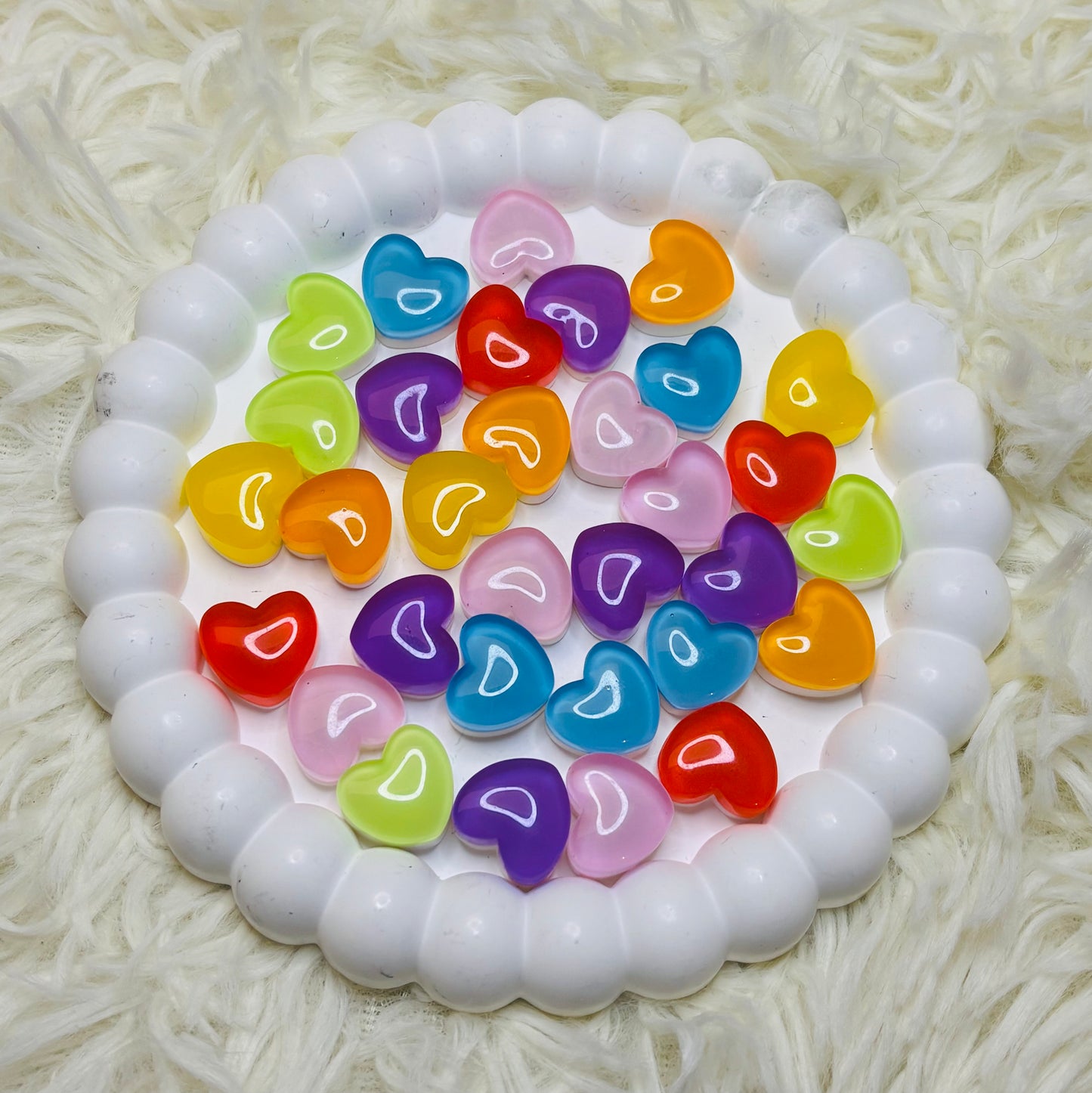 Charms en Résine - Jelly Heart