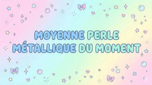 Moyenne Perle métallique (vendu par 5)